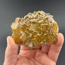 Fluorite with Dolomite, Chalcopyrite, Galena - image 1
