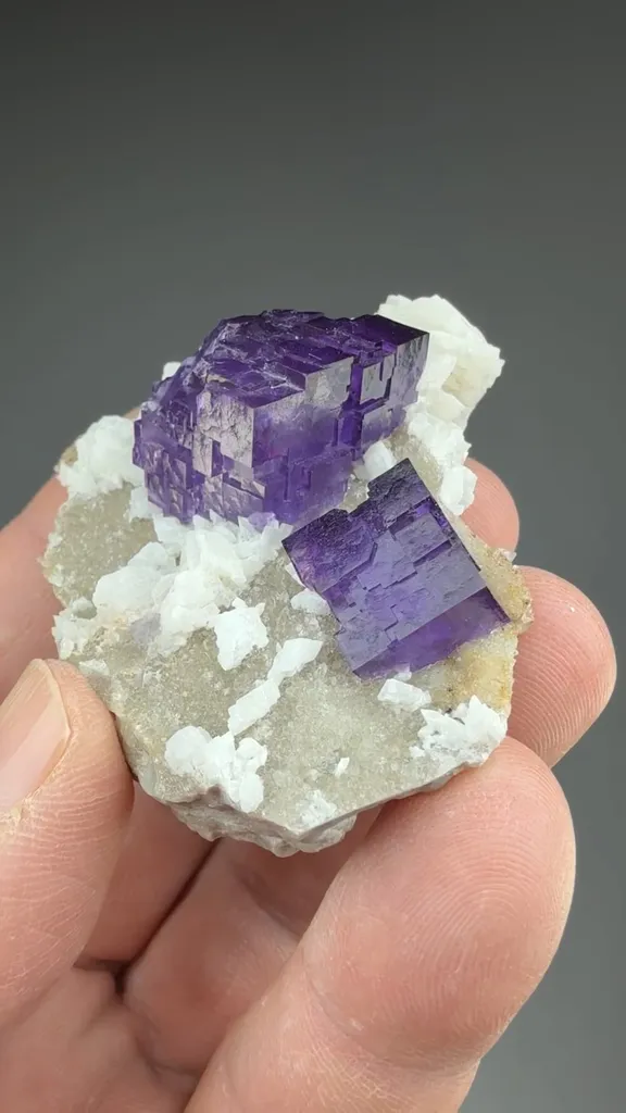 Fluorite with Dolomite - image 2