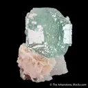 Fluorite with Dolomite on Quartz - image 5