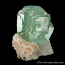 Fluorite with Dolomite on Quartz - image 4