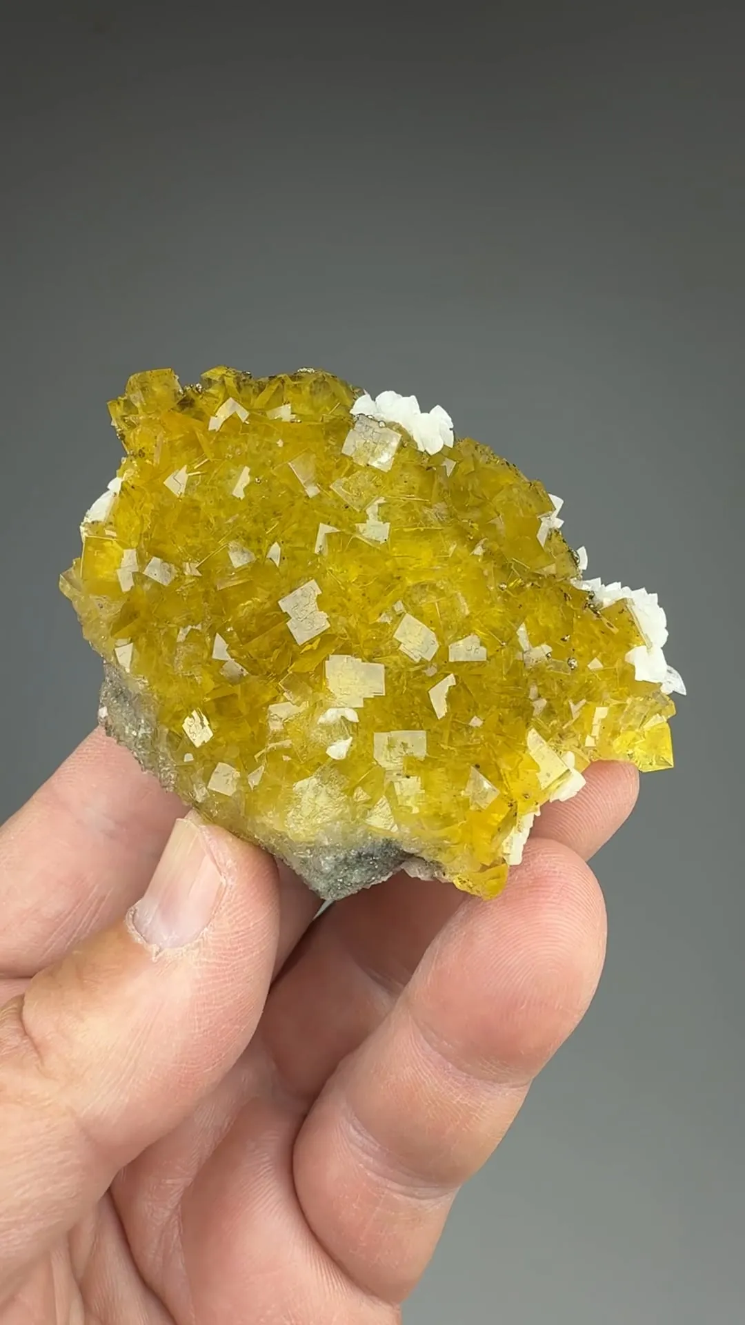 Fluorite with Dolomite, Pyrite - image 2