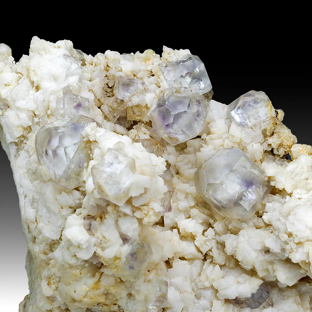 Fluorite with Dolomite, Quartz image