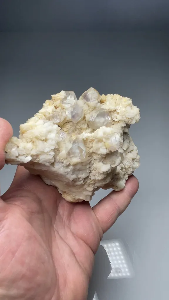 Fluorite with Dolomite, Quartz - image 3