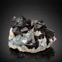 Fluorite with Fluorite and Bertrandite - image 1