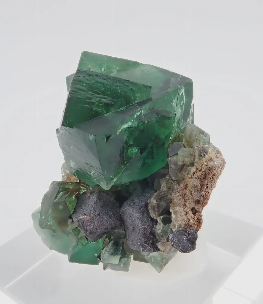 Fluorite with Galena - image 2