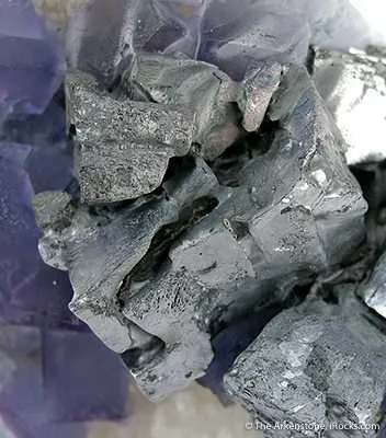 Fluorite With Galena - image 3