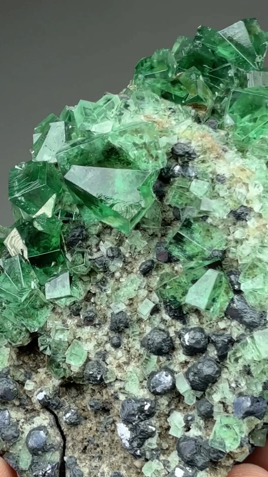 Fluorite with Galena - image 2