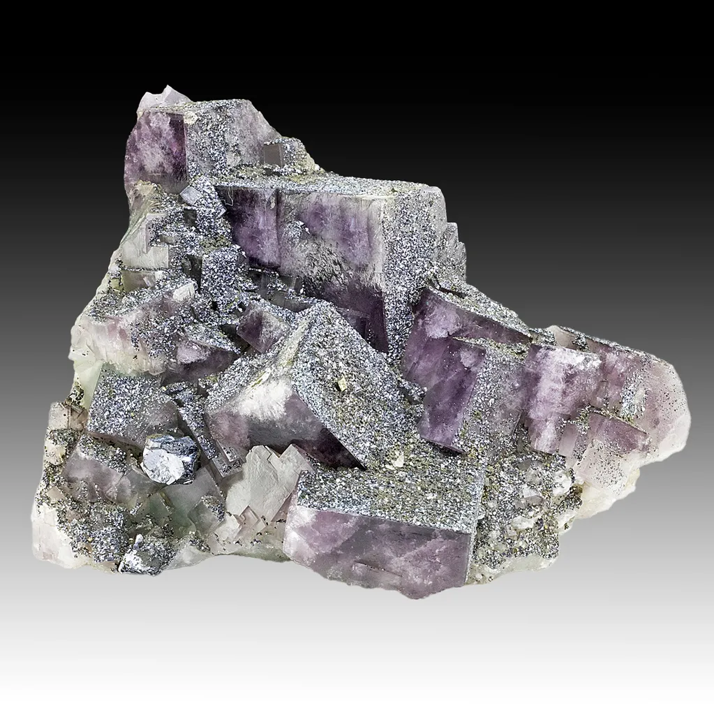 Fluorite with Galena image