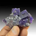Fluorite with Galena - image 1