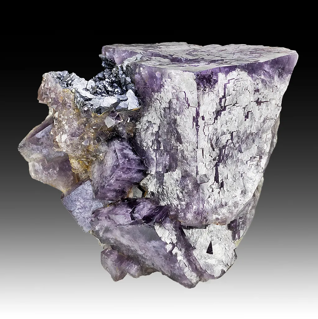 Fluorite with Galena image