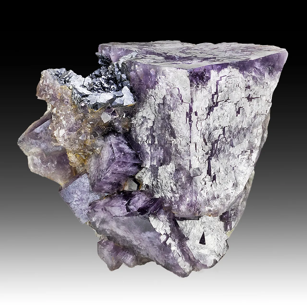 Fluorite with Galena - image 1