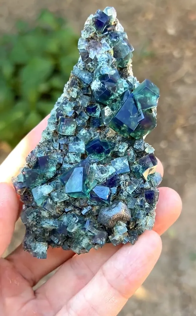 Fluorite with Galena - image 5