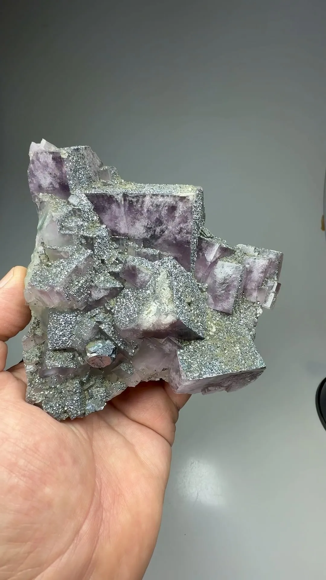 Fluorite with Galena - image 2