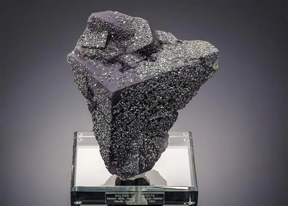 Fluorite with Galena image