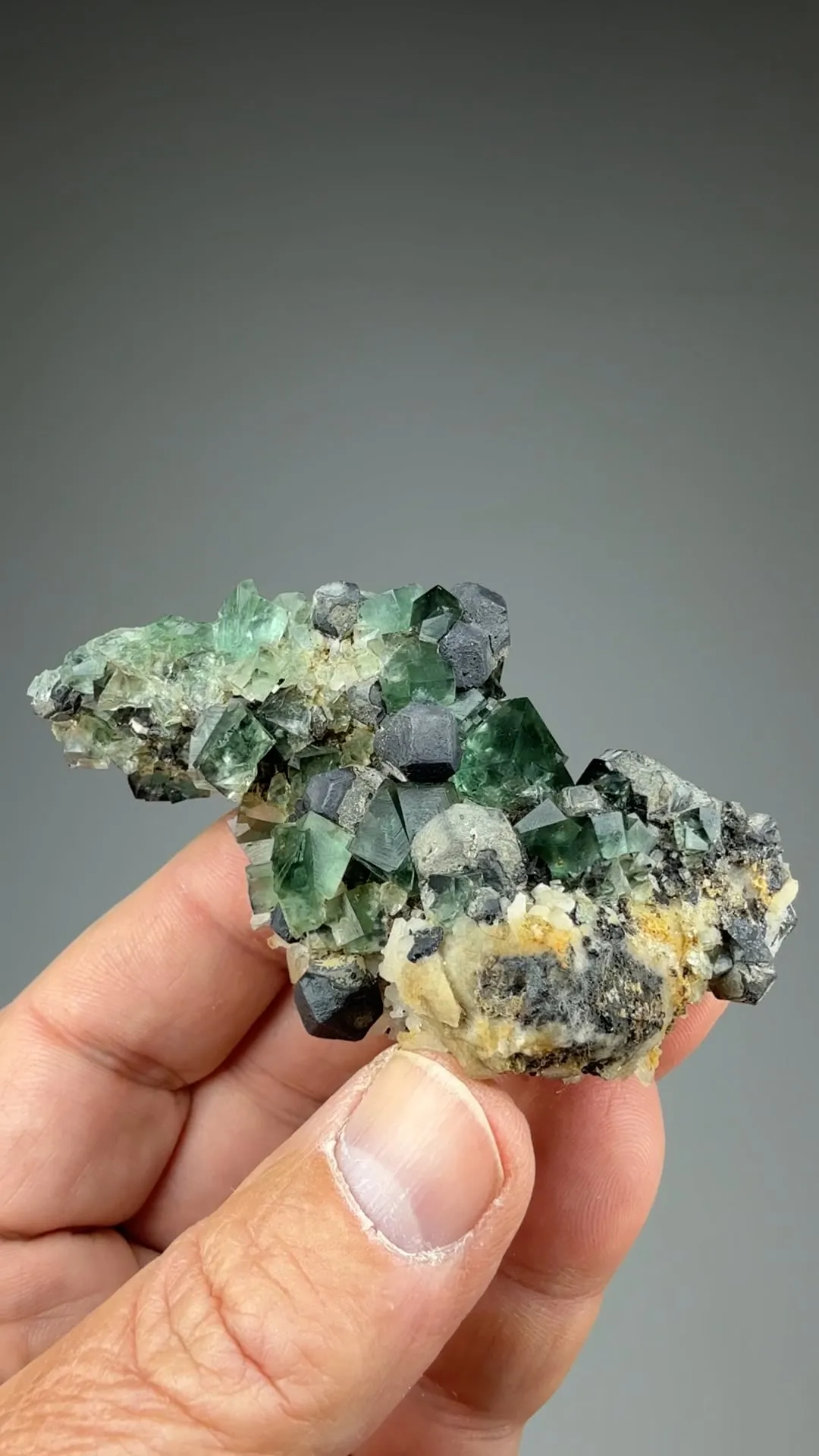 Fluorite with Galena - image 2