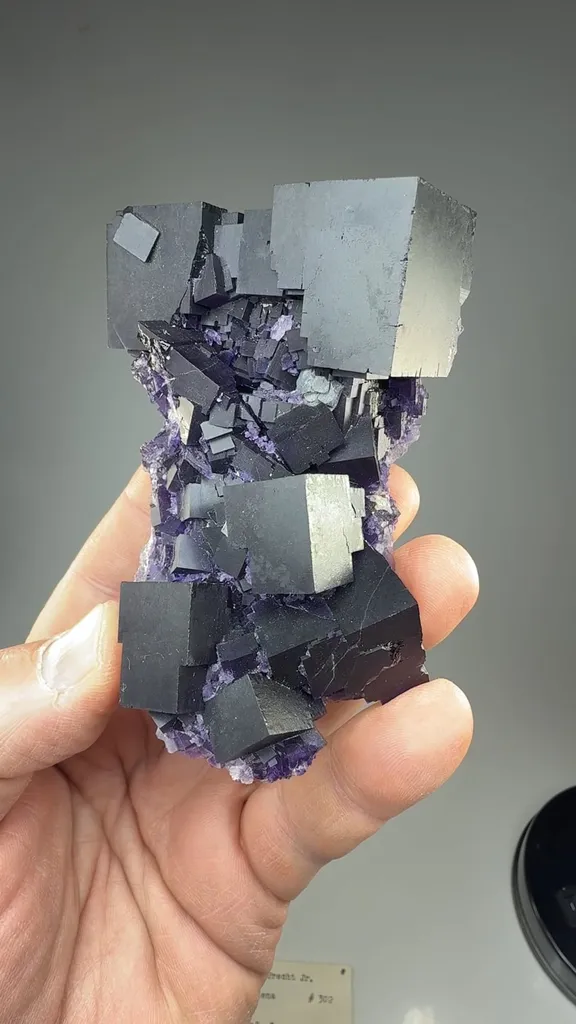 Fluorite with Galena - image 2