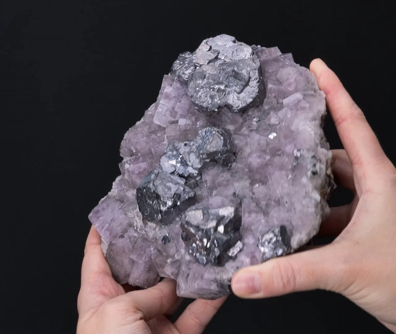 Fluorite with Galena - image 2