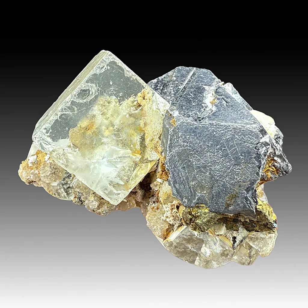Fluorite with Galena image