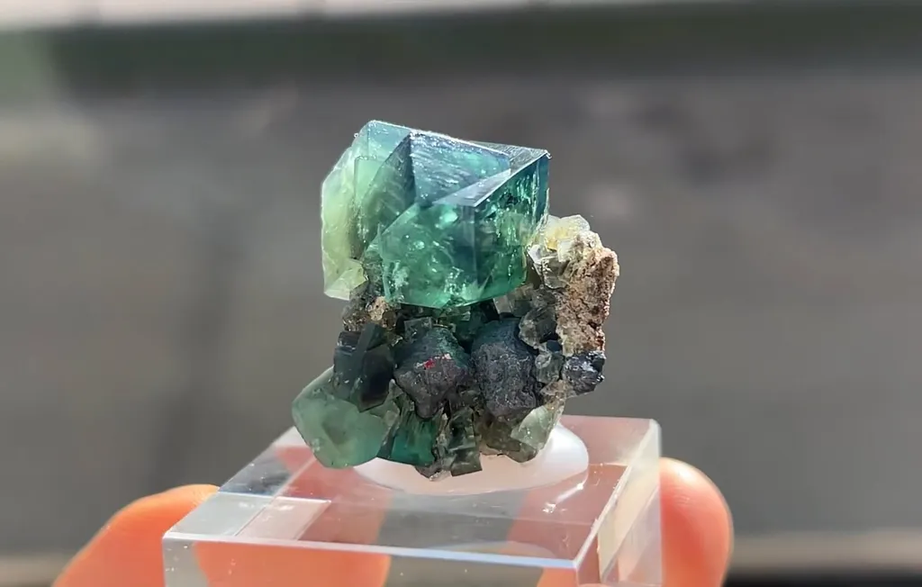 Fluorite with Galena - image 5