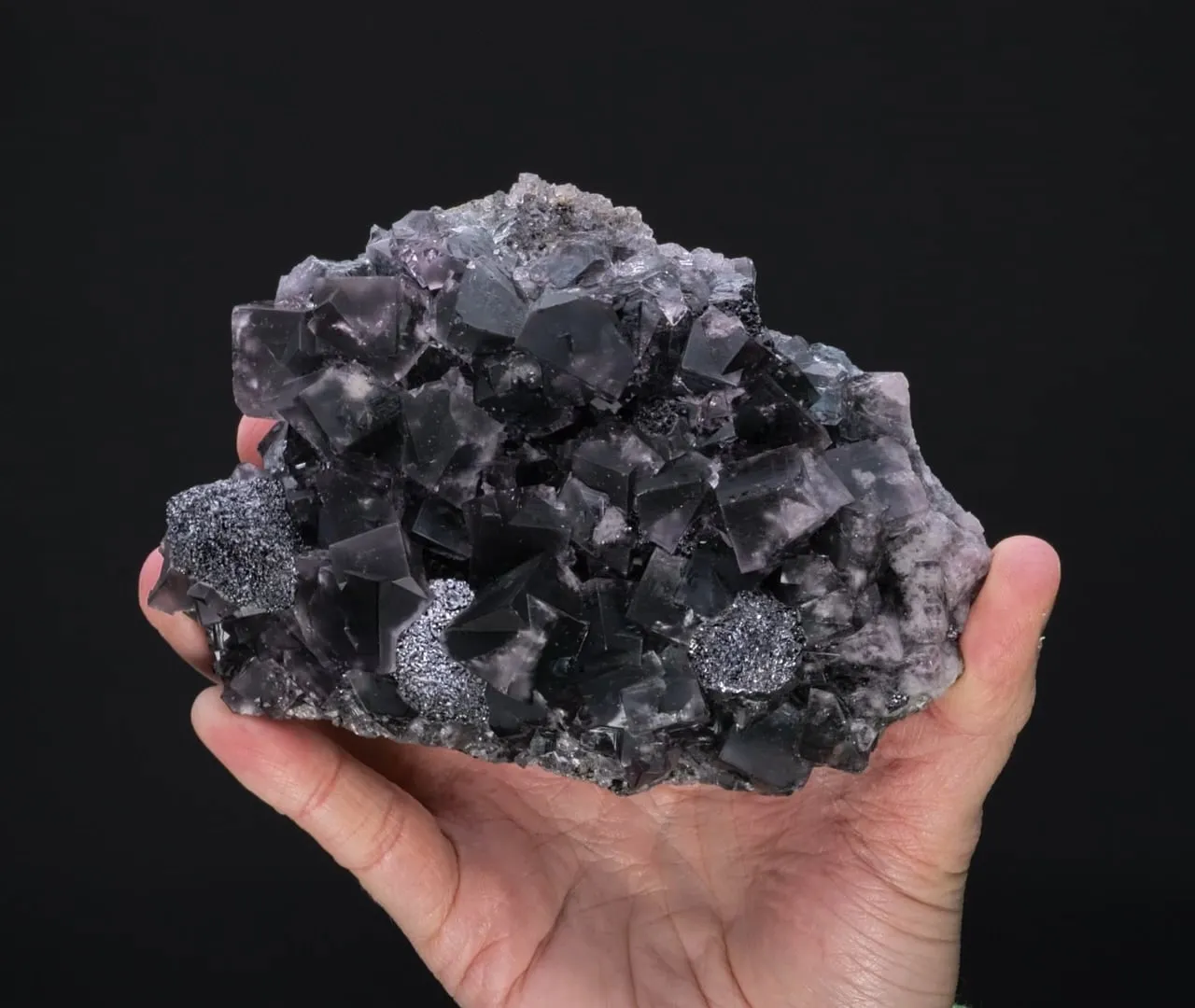 Fluorite with Galena - image 2