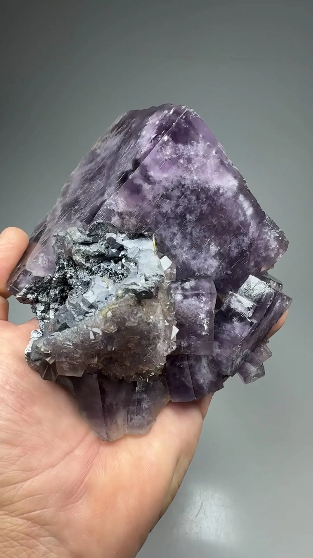Fluorite with Galena - image 2