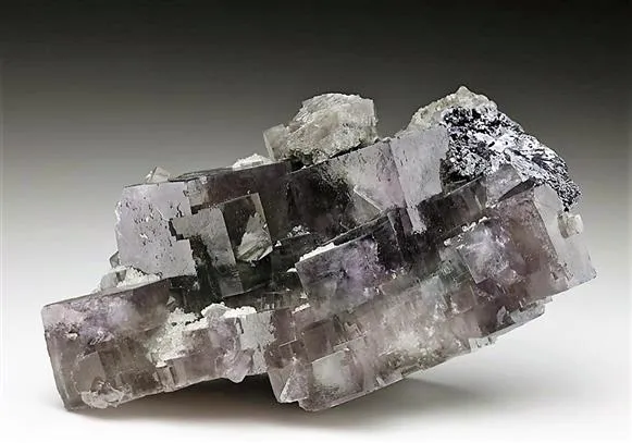 Fluorite with Galena - image 1