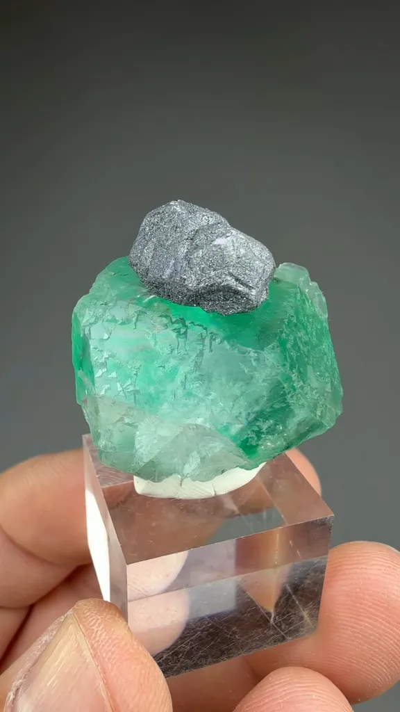 Fluorite with Galena - image 2