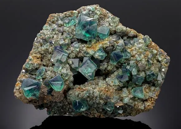 Fluorite with Galena image