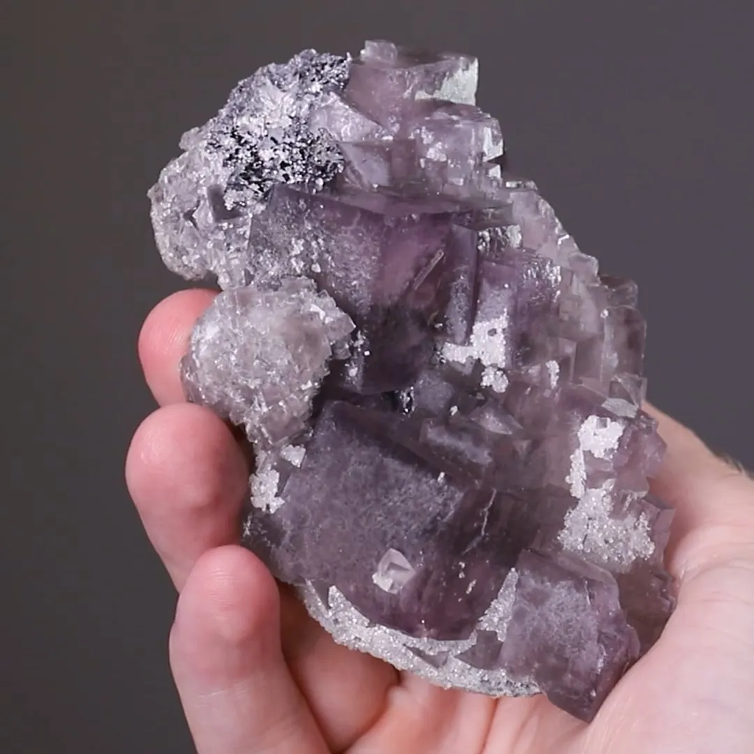 Fluorite with Galena - image 2