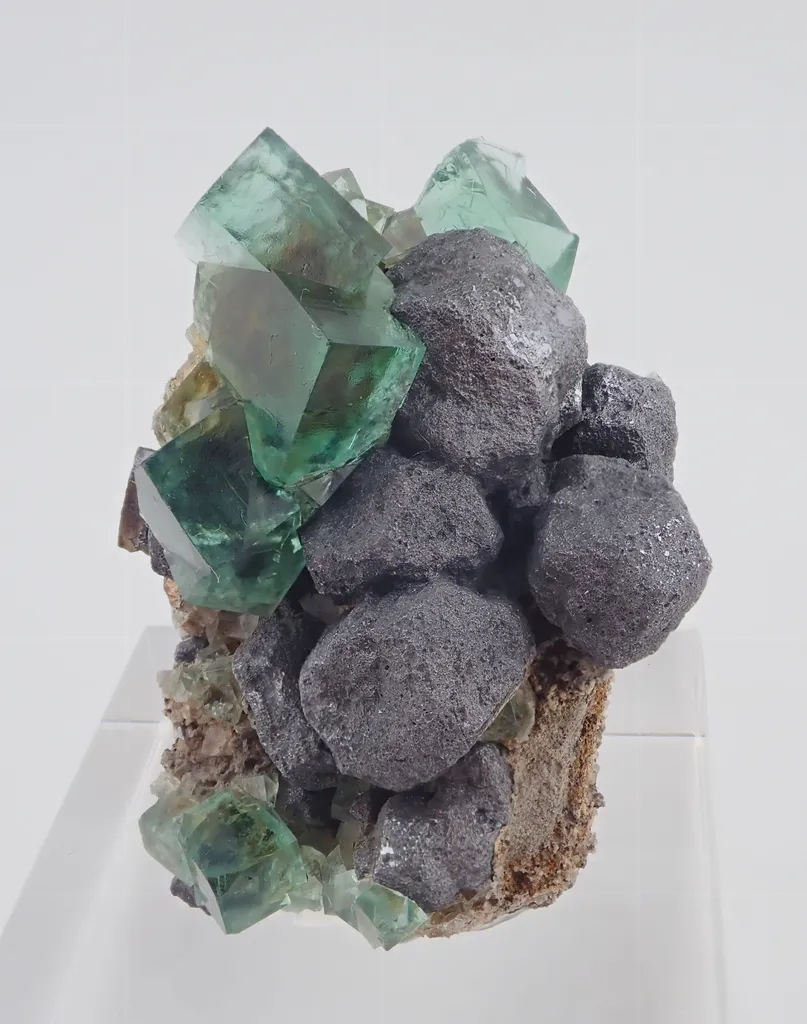 Fluorite with Galena - image 3