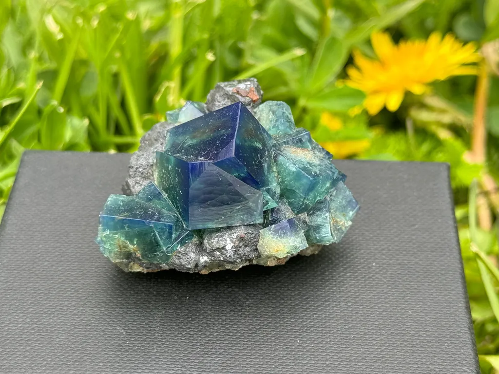 Fluorite with galena image