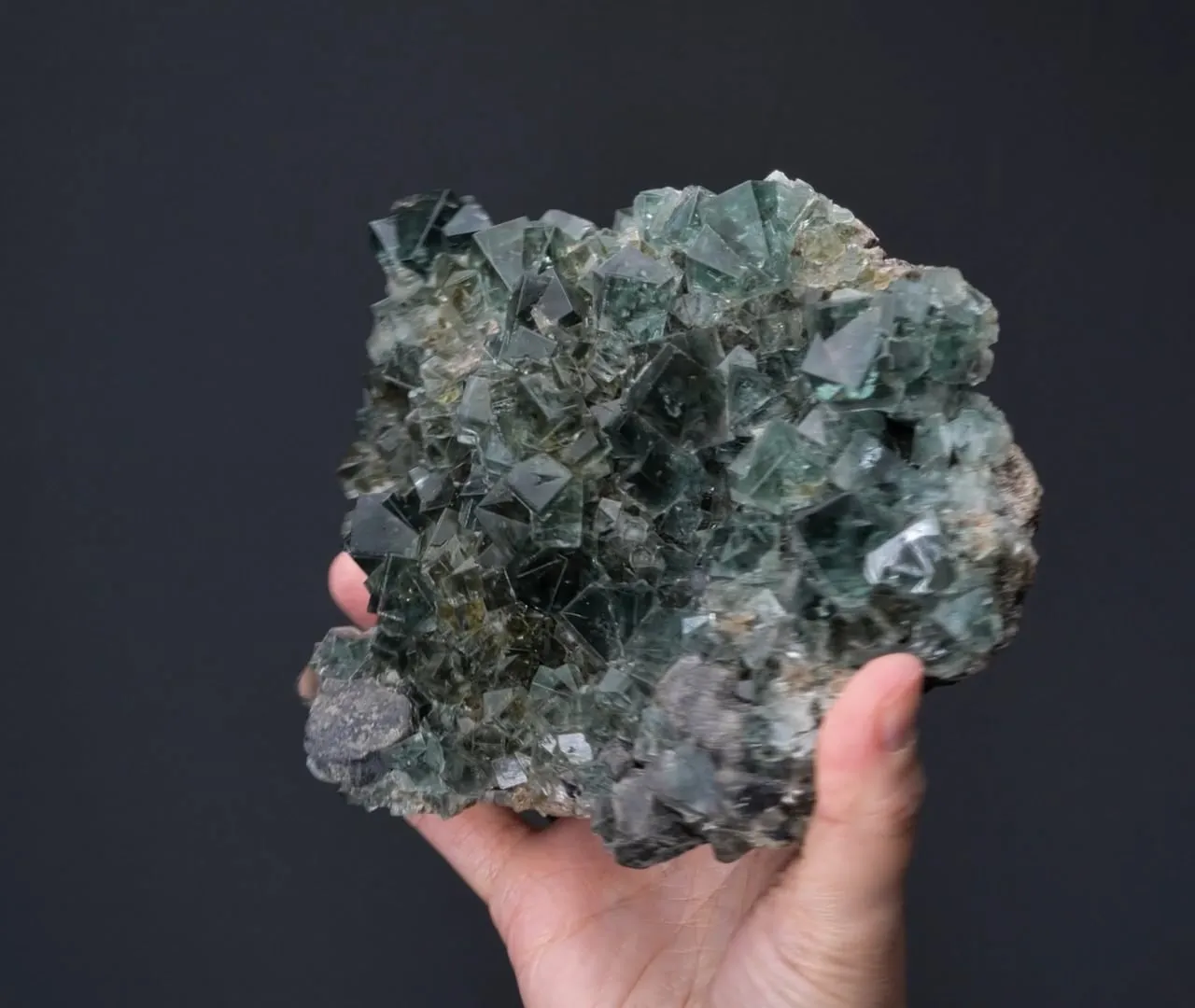 Fluorite with Galena - image 2