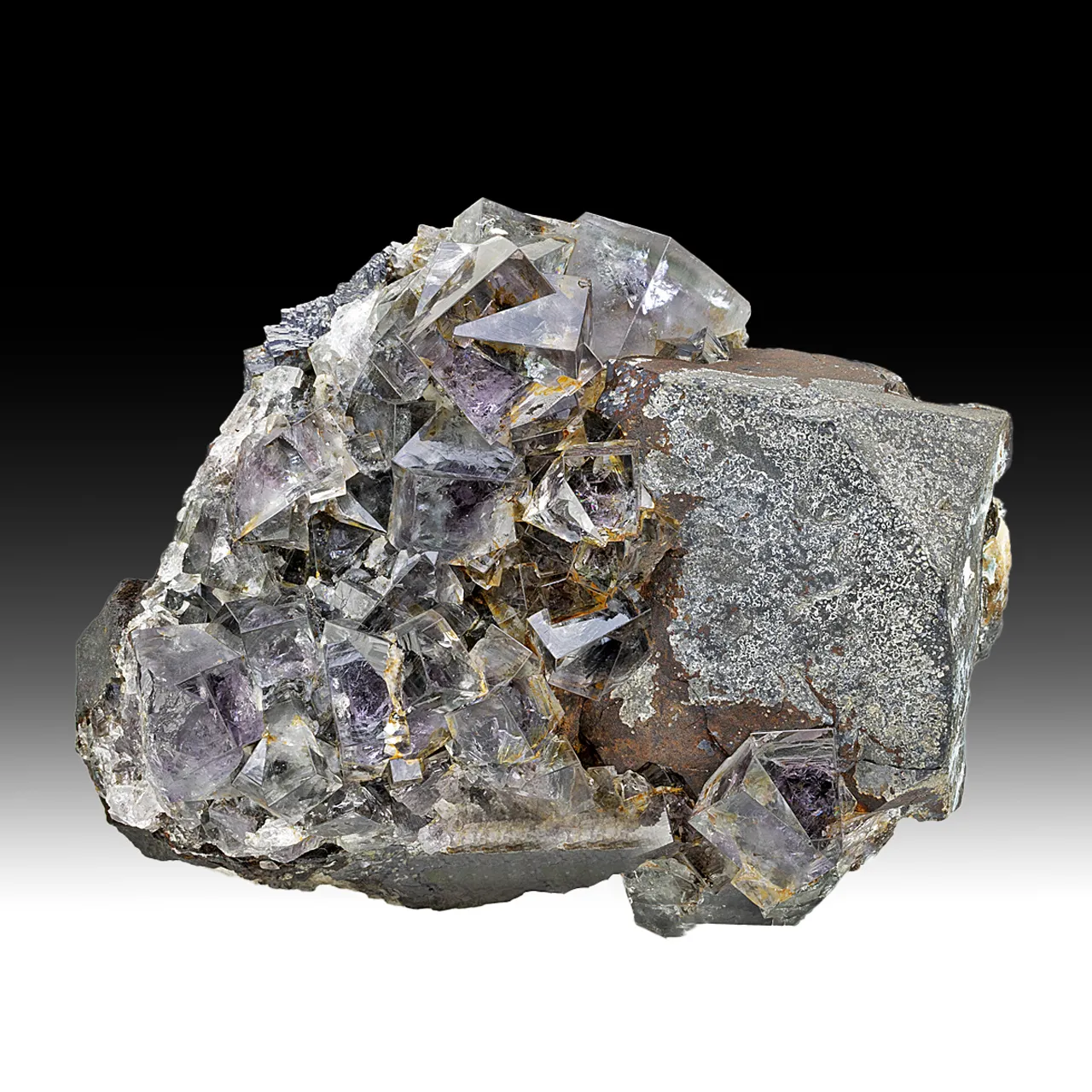 Fluorite with Galena - image 1