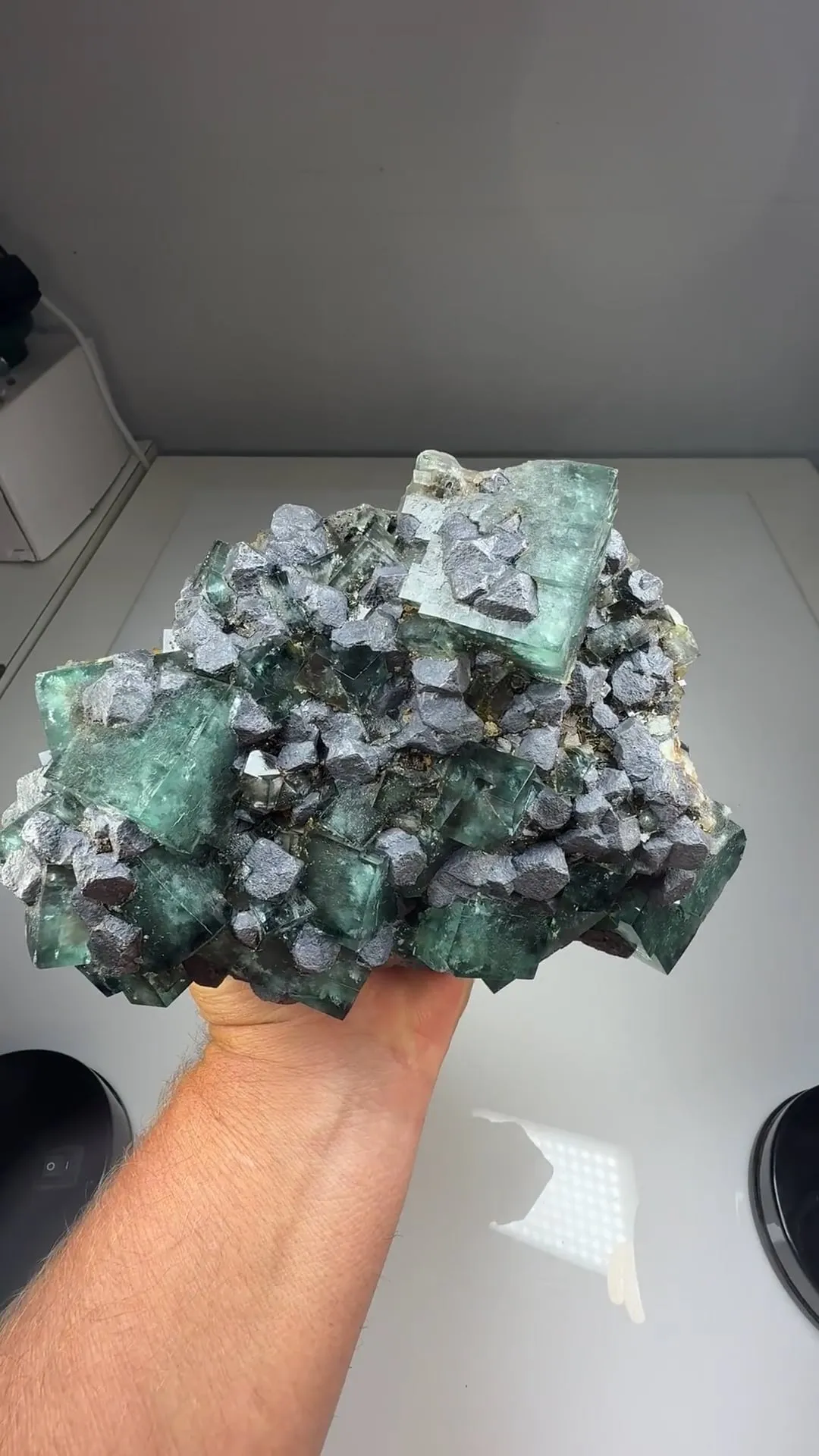 Fluorite with Galena - image 2