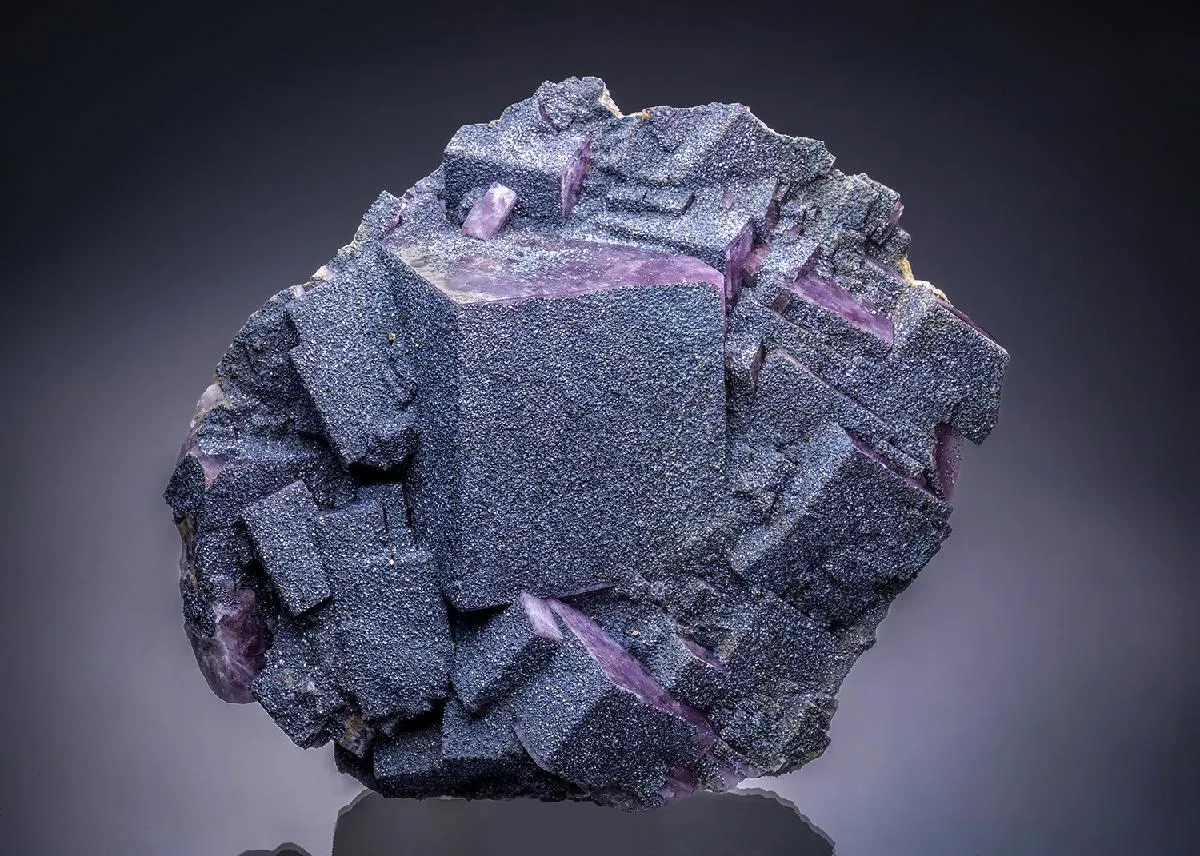 Fluorite with Galena - image 1
