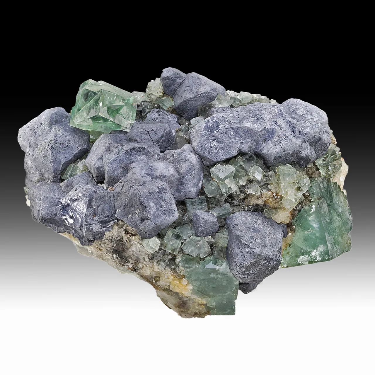 Fluorite with Galena - image 1