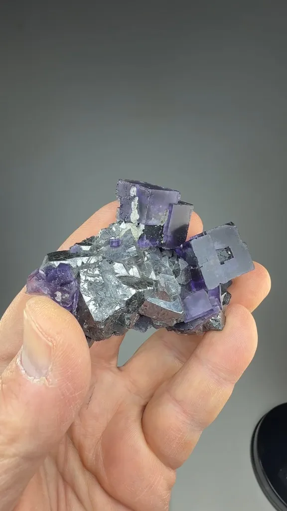 Fluorite with Galena - image 2
