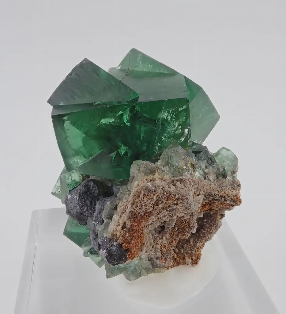 Fluorite with Galena - image 3