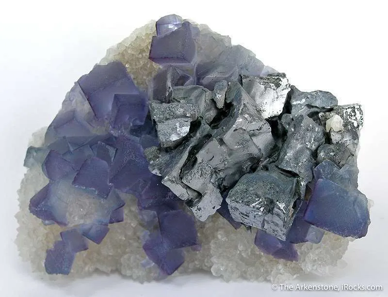 Fluorite With Galena image