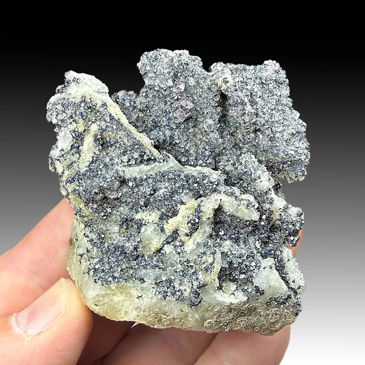 Fluorite with Galena - image 1