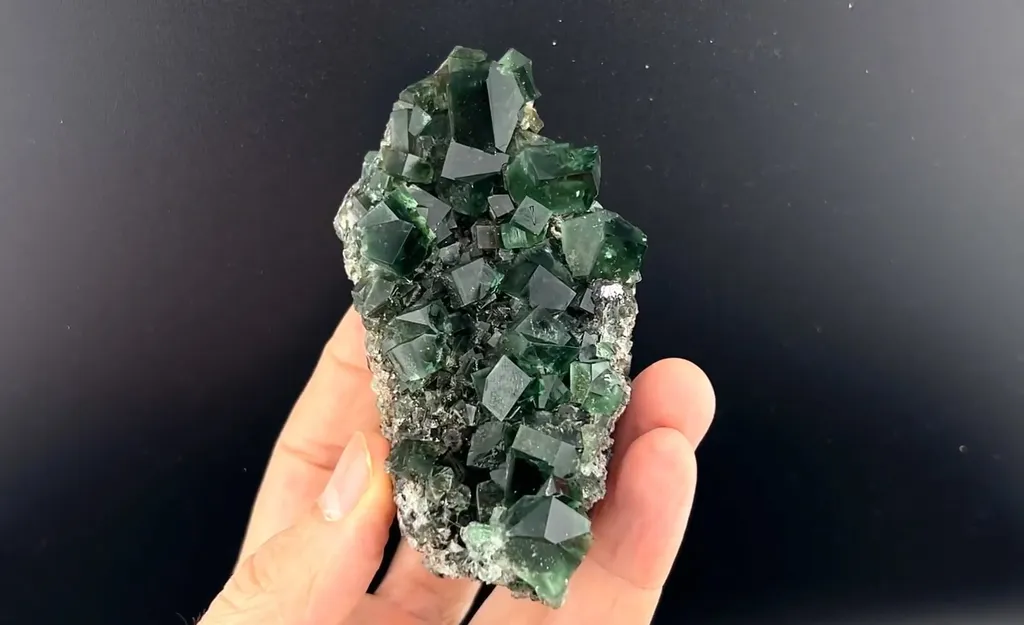 Fluorite with Galena - image 3