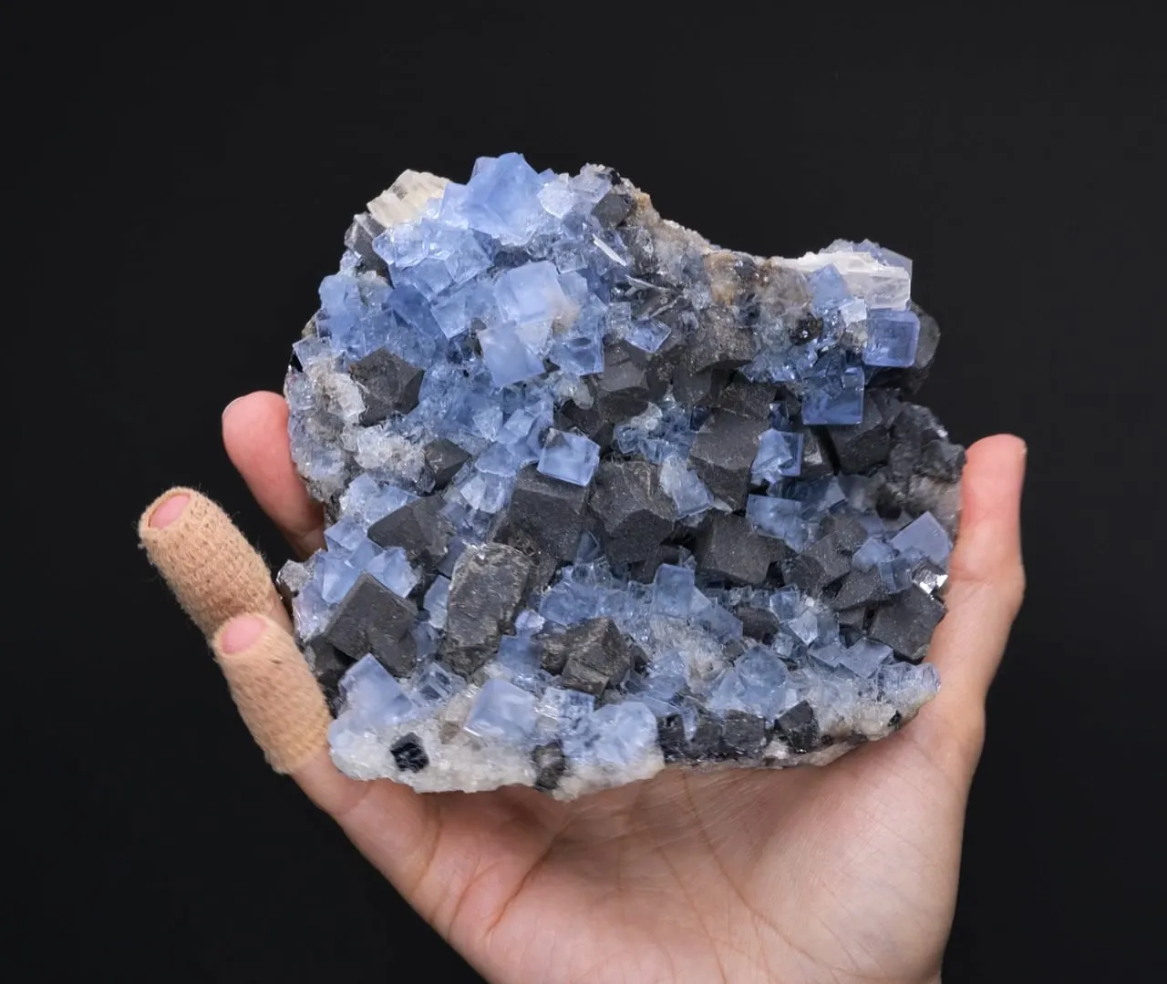 Fluorite with Galena and Baryte - image 2