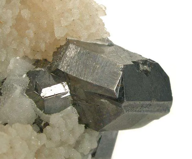 Fluorite With Galena and Calcite - image 2
