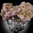 Fluorite with Galena and Chalcopyrite - image 1