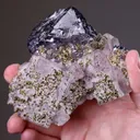 Fluorite with Galena and Chalcopyrite - image 2