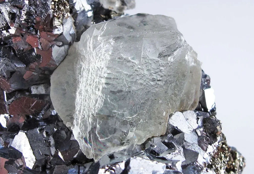 Fluorite With Galena and Pyrite - image 3