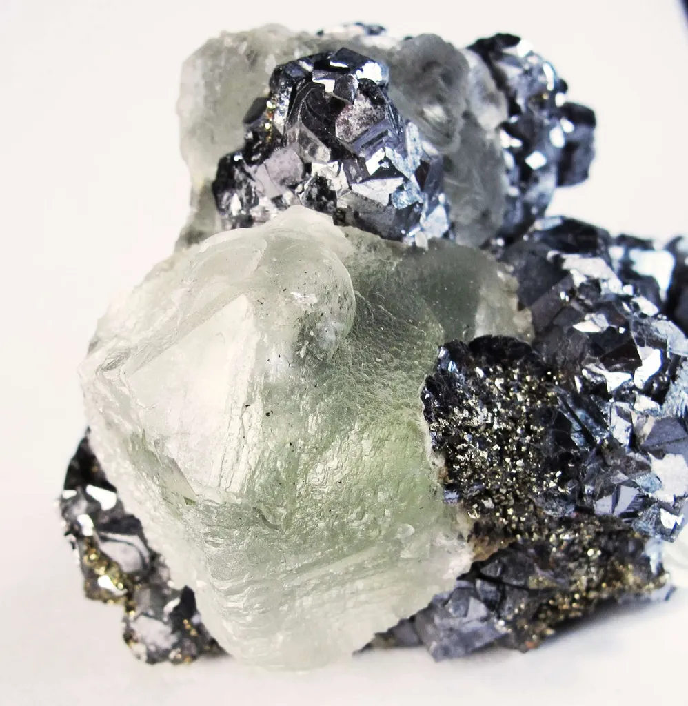 Fluorite With Galena and Pyrite - image 2
