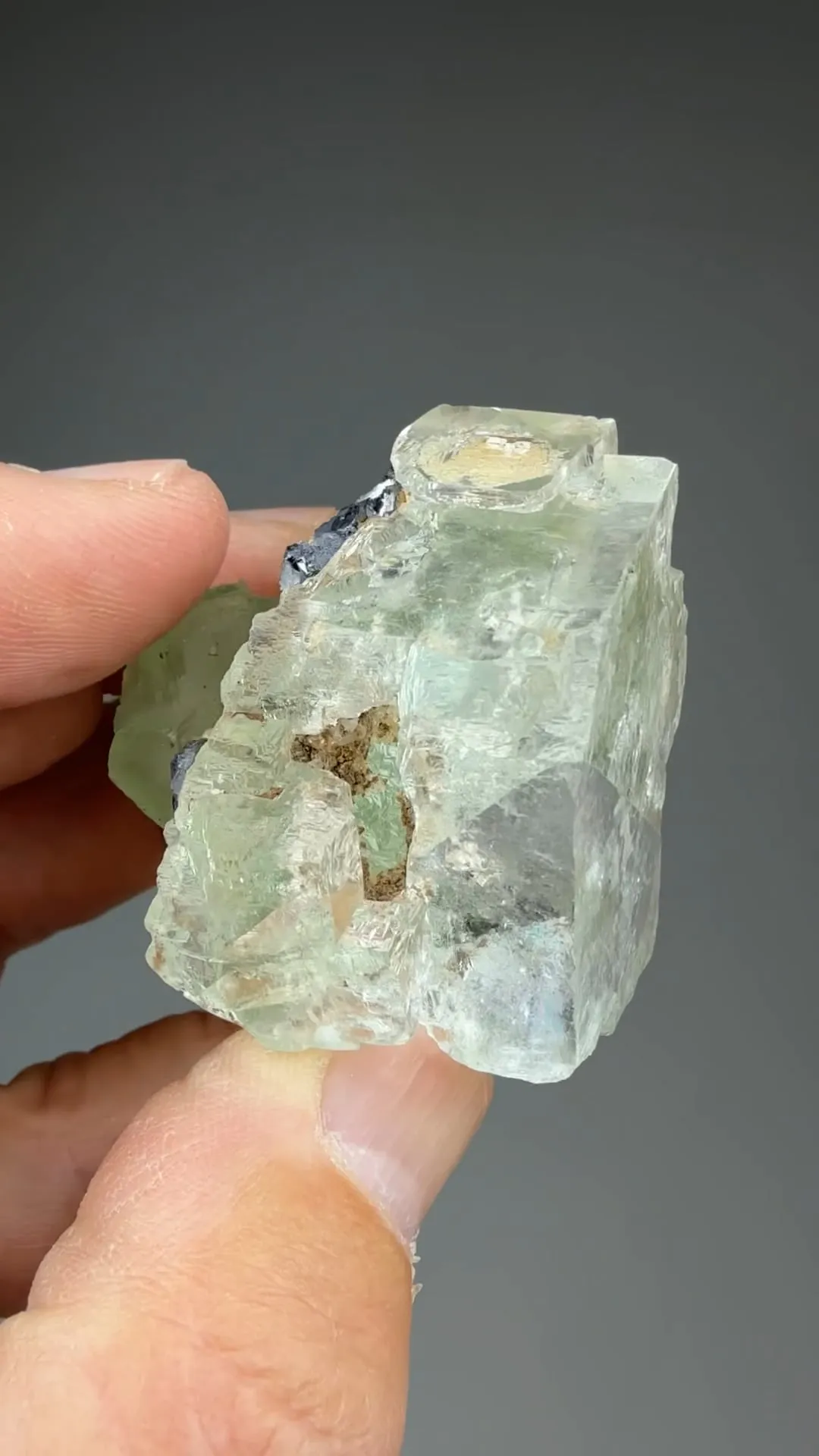 Fluorite with Galena - image 2