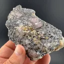 Fluorite with Galena, Calcite, Quartz - image 1