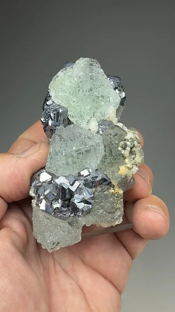Fluorite with Galena, Calcite, Sphalerite - image 2